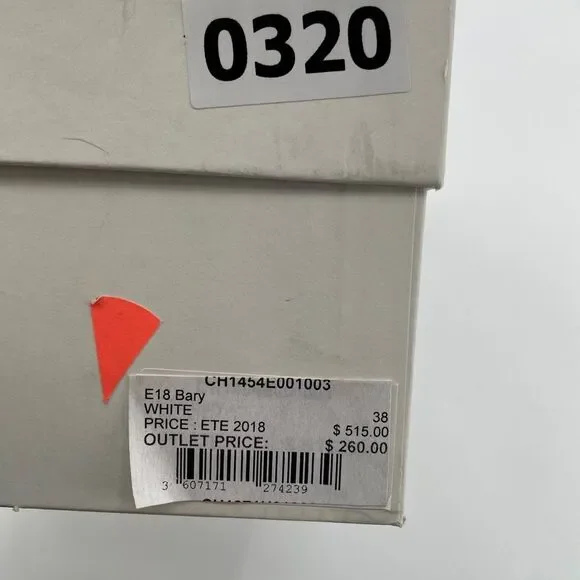 NEW Sandro Bary Studded Leather Loafers white 8 white - Picture 11 of 14